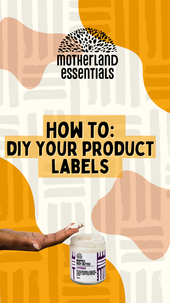 DIY Your Product Labels